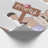 Winter Donkey Geschenkpapier
