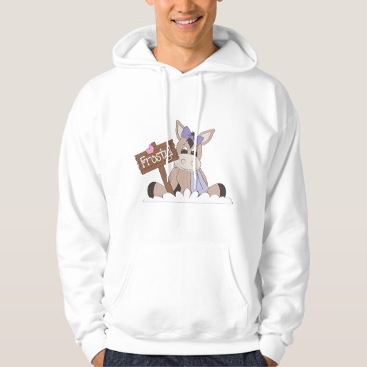 Winter Donkey Hoodie (Vorderseite)