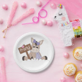 Winter Donkey Pappteller (Party)