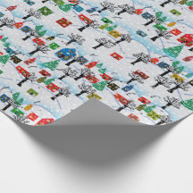 Winter-Dorf-Feiertag