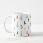 Winter Downhill Pattern Kaffeetasse (Links)