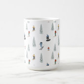 Winter Downhill Pattern Kaffeetasse (Mittel)