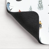 Winter Downhill Pattern Mousepad (Ecke)