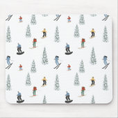 Winter Downhill Pattern Mousepad (Vorne)