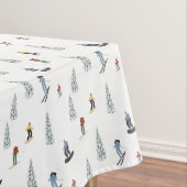 Winter Downhill Pattern Tischdecke (Beispiel)