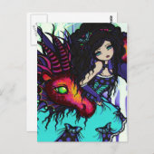 Winter Dragon Butterfly Giro del Malcantone Postkarte (Vorne/Hinten)