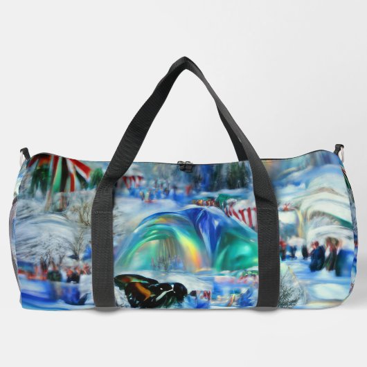 Winter Dreamscape Duffle Bag (Rückseite)