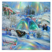 Winter Dreamscape Fliese (Vorderseite)