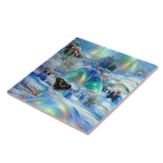 Winter Dreamscape Fliese (Seite)