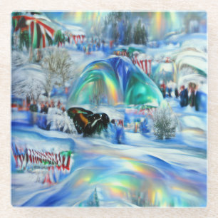 Winter Dreamscape Glasuntersetzer