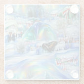 Winter Dreamscape Glasuntersetzer (Rückseite)