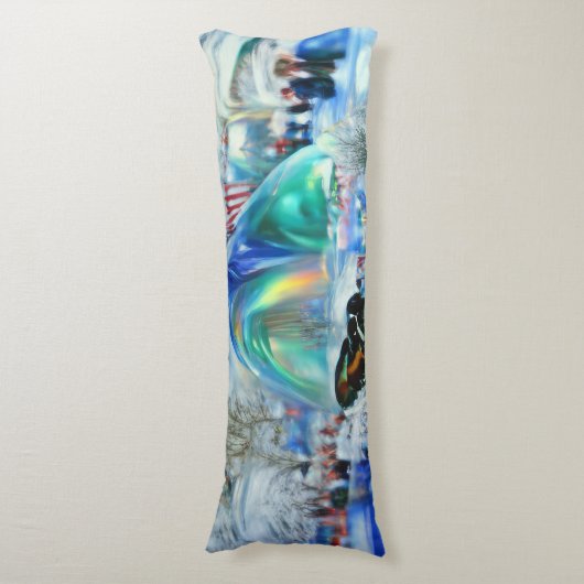 Winter Dreamscape Seitenschläferkissen (Vorderseite Vertikal)