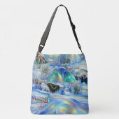 Winter Dreamscape Tragetaschen Mit Langen Trägern (Rückseite)