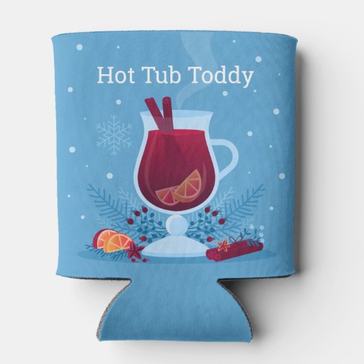 Winter Drink Hot Tub Toddy Dosenkühler (Rückseite)