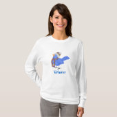 Winter-Drossel T-Shirt (Vorne ganz)