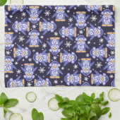 Winter Druck-Küchentuch niedlicher Penguins Geschirrtuch (Gefaltet)