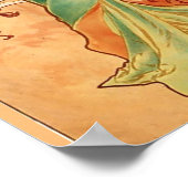 Winter durch Mucha Poster (Ecke)