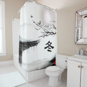 Winter Duschvorhang