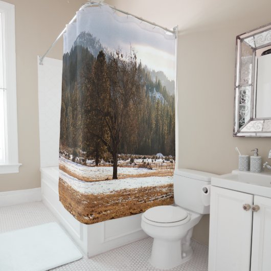 Winter...... Duschvorhang (Beispiel)