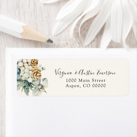 Winter Dusty Blue Rücksendeadresse (Insitu)