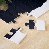 Winter Earth Geographic World Atlas Map Puzzle (Seite)