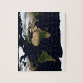 Winter Earth Geographic World Atlas Map Puzzle (Vertikal)