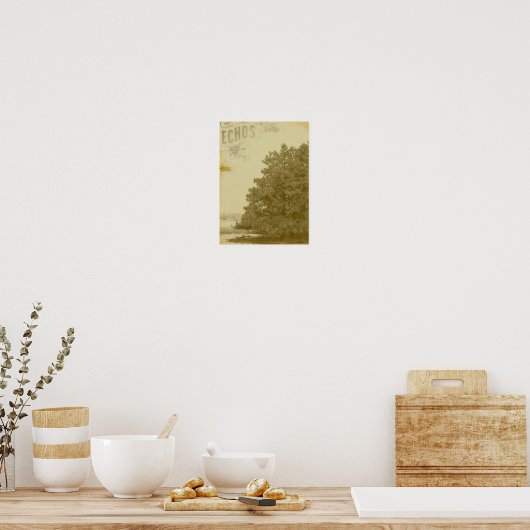 Winter Echos Poster (Küche)