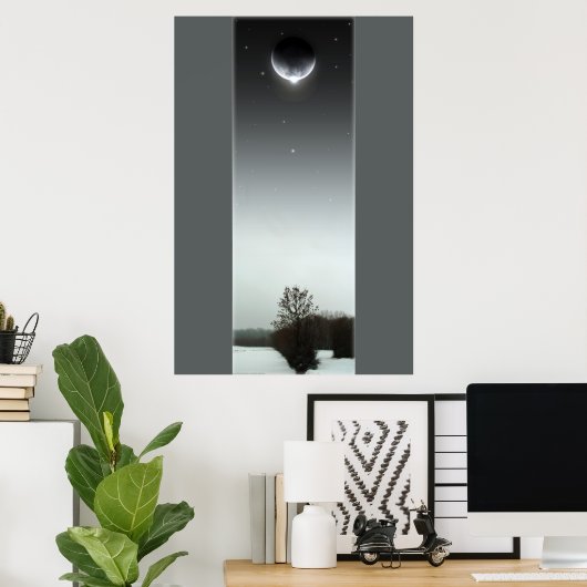 Winter Eclipse III Poster (Heimbüro)