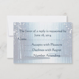 Winter Egrets RSVP-Karten RSVP Karte