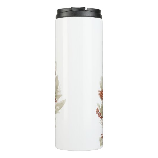 Winter-Eichhörnchen in den Wald Christms Thermosbecher (Rückseite)