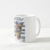 Winter-Eichhörnchen Kaffeetasse (VorderseiteRechts)