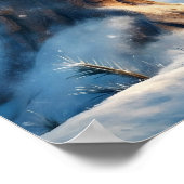 Winter Eichhörnchen-Poster Poster (Ecke)