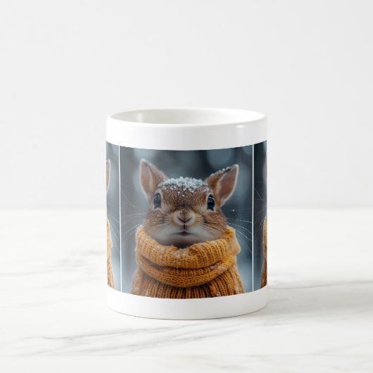 Winter Eichhörnchen Tasse (Mittel)