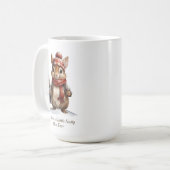 Winter-Eichhörnchen-Tasse Kaffeetasse (Vorderseite Links)