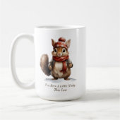 Winter-Eichhörnchen-Tasse Kaffeetasse (Links)