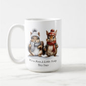 Winter-Eichhörnchen-Tasse Kaffeetasse (Links)