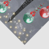 Winter Eiffelturm, Weihnachtsballons Nachtzeit Seidenpapier (Ausschnitt)