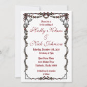 Winter Einladung (Vorderseite)