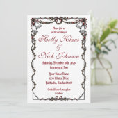 Winter Einladung (Stehend Vorderseite)