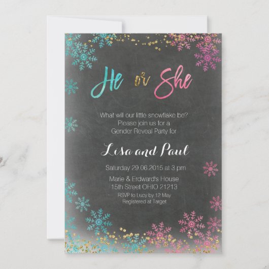 Winter: Einladung des Geschlechts (Vorderseite)