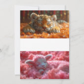 Winter: Einladung zur Hochzeit von Icy Magic" (Rückseite)