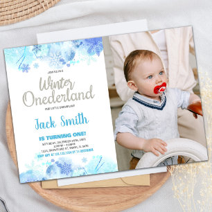 Winter Einladungen Einladungen Schneeballzeit Foto