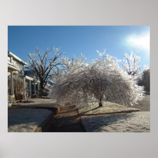 Winter-Eis-Plakat Poster