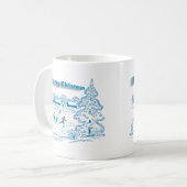 Winter-Eis-Skaten Kaffeetasse (Vorderseite Links)