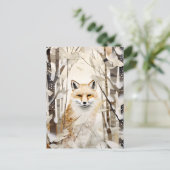 Winter Eisbär-Liebhaber Postkarte (Stehend Vorderseite)