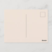 Winter Eisbär-Liebhaber Postkarte (Rückseite)