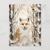 Winter Eisbär-Liebhaber Postkarte (Vorderseite)