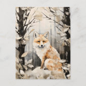 Winter Eisbär-Liebhaber Postkarte (Vorderseite)