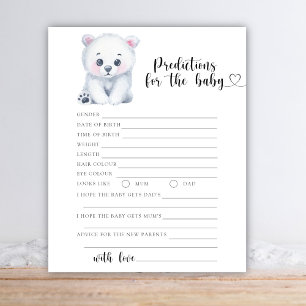 Winter Eisbär - Vorhersagen und Ratschläge für Kin