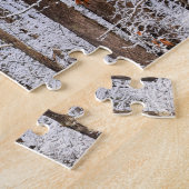 Winter-Eissturm im Wald - 11 x 14 Zoll Puzzle (Seite)